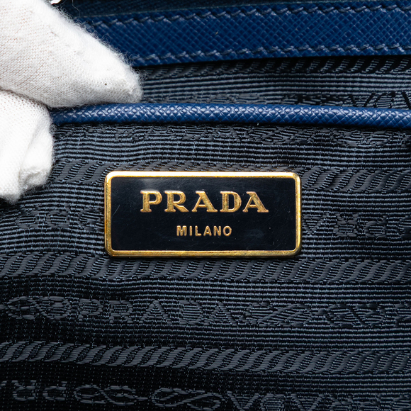 Pre-Loved Prada Large Saffiano Lux Galleria Satchel - Picture 5 of 6